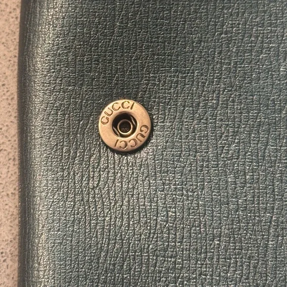 GUCCI Continental Wallet, EUC, Green - Picture 10 of 12